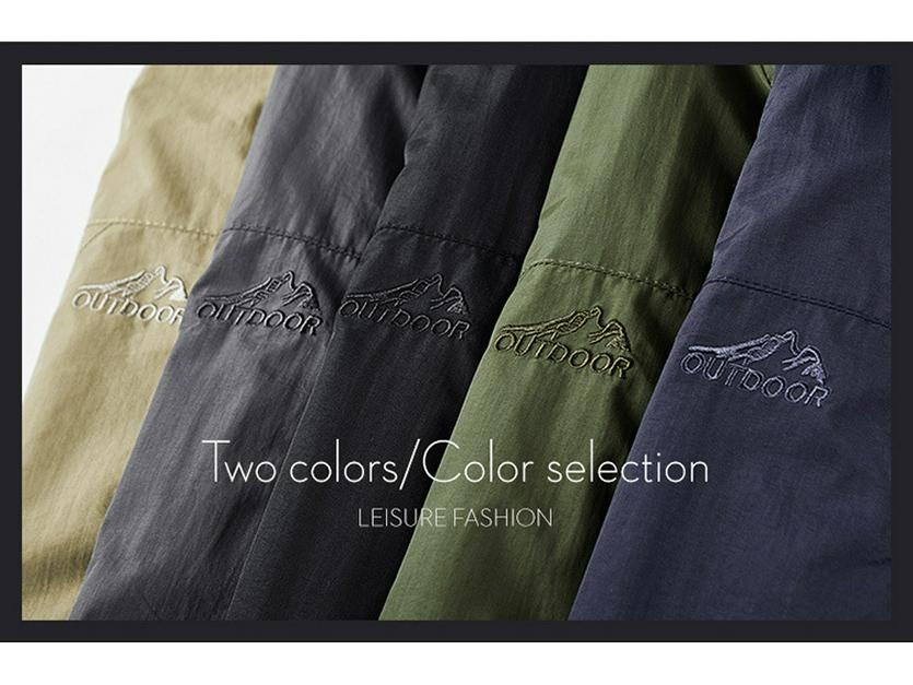 Men's Waterproof Windproof Hooded Jacket for Spring/Autumn - Style 8817