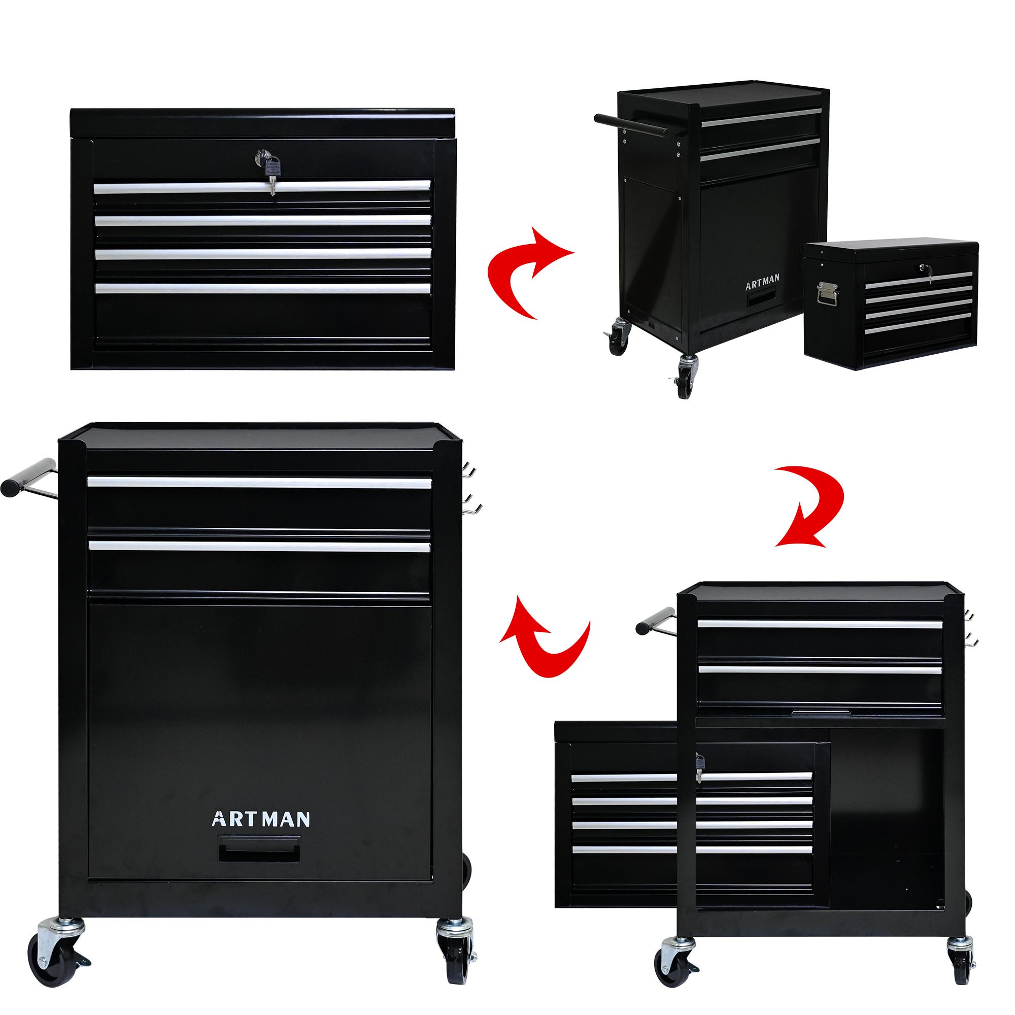 6-Drawer Tool Cabinet, High-Capacity Rolling Tool