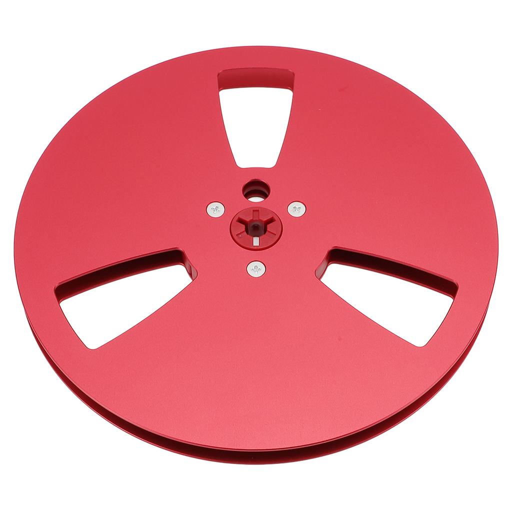 1/4 7 Inch Empty Tape Reel 3 Hole Aluminum Alloy Universal Open Reel Sound Tape Empty Disc for ReVox