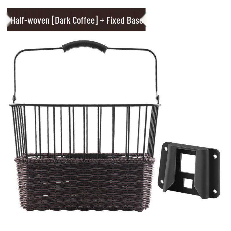 Quick Release Large Folding Bike Basket - Front Handlebar Cloth Basket