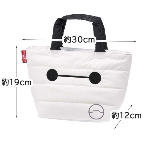Skater Washable Cold Lunch Bag Double Layer Soft Lunch Bag Cute Stylish Inner Bag Included Disney Baymax KLD1-A
