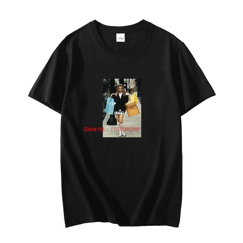Clueless Oups My Bad Sous Licence Junior Fashion Cotton Tshirt Graphic T Shirts Oversize Tshirts Harajuku Unisexs Clothing