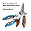 Fishing Pliers Fishing Plier Scissor Multifunction Braid Line Lure Cutter Anti Slip Fishing Hook Remover Fishing Tackle Tool