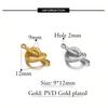 5pcs Stainless Steel Knot Heart Connector Charms for DIY Jewelry Making Bracelets Accessories Necklace Findings Earrings Making