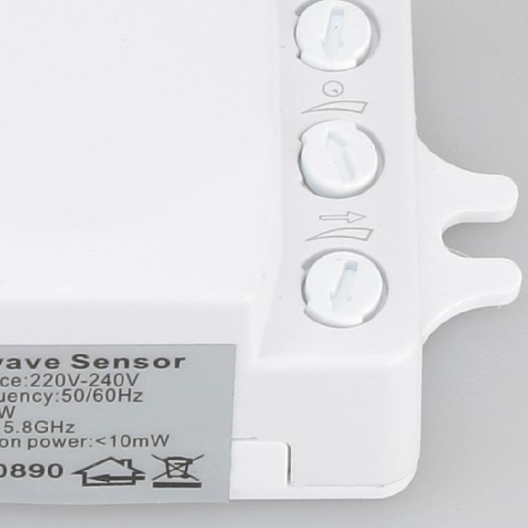 Intelligent Ceiling Radars Sensors Switches 85 265V Voltages Compatible for Energy Saving Lighting Solution Use