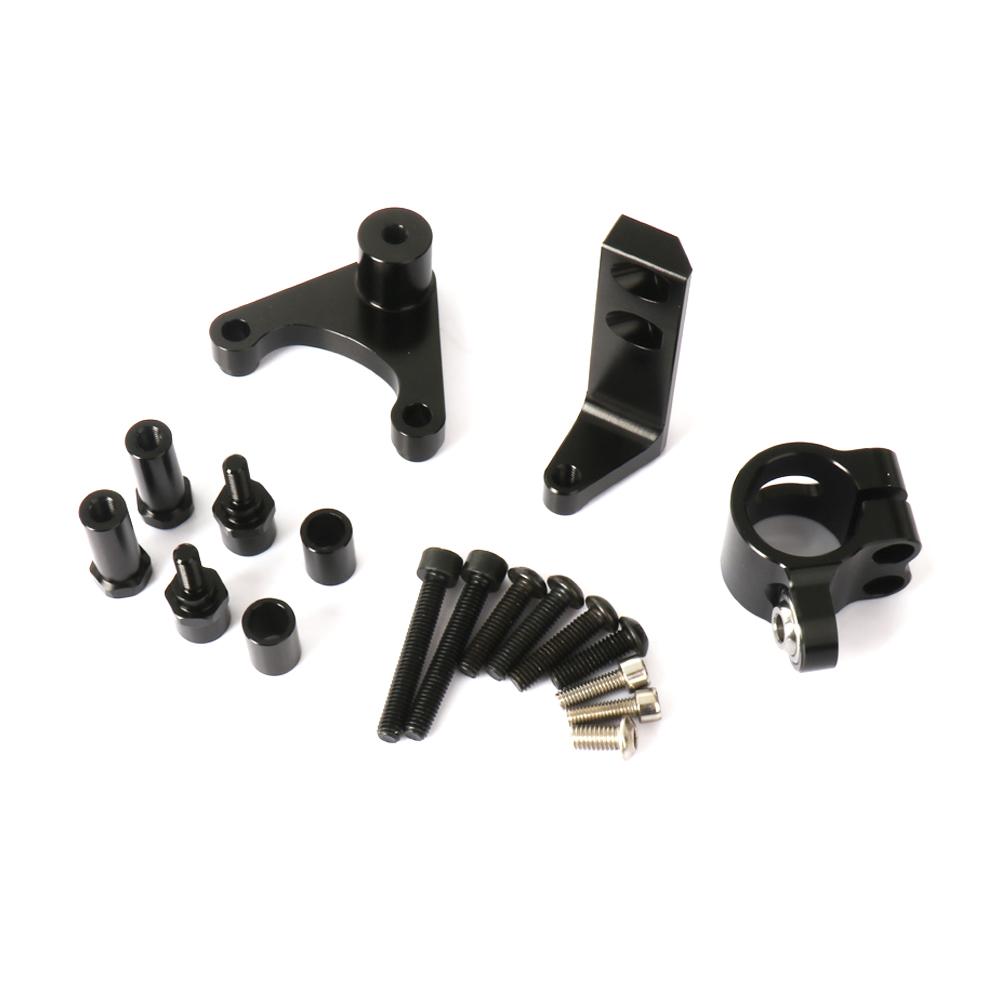 

New Black Red Steering Damper Stabilizer Mount Bracket Support Kit Motorcycle For Ducati Hypermotard 950 SP HYPERMOTARD 950