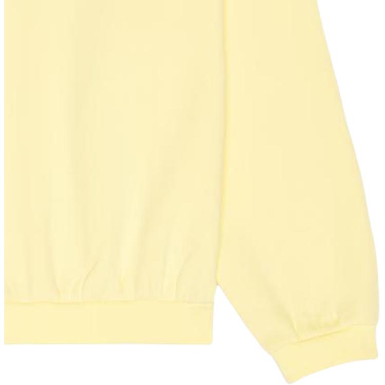 Fear of God Essentials 90s Crewneck Sweatshirt Garden Yellow Unisex Tops 192SP256558F