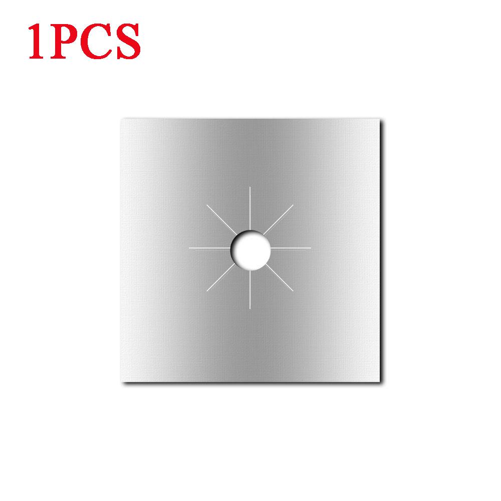 1/4/10/12pcs Stove Burner Covers Reusable Non-Stick Cooking Protectors Heat-Resistant Washable Pads Kitchen Cookware Accessories