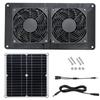12W Fan Computer Plastic and Monocrystalline Silicon Construction Easy Tool Installation for PC Components