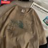 Summer Cotton WomenS TShirts Japanese Vintage Cats Printing Short Sleeve ONeck Breathable Loose Tops Casual Female Clothes