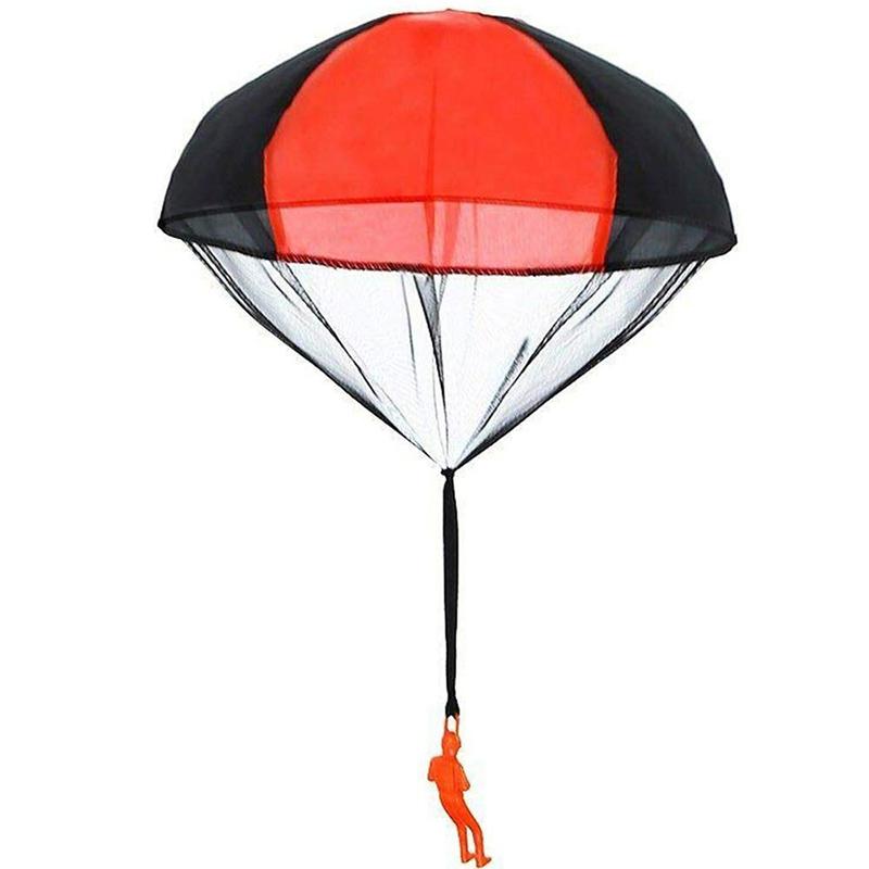 1PC/2PC Hand Parachute Mini Hand Thrown Parachute Spring Outdoor Sport Game Supplies Flying Parachute Creative Gift Boy Girl ZYF