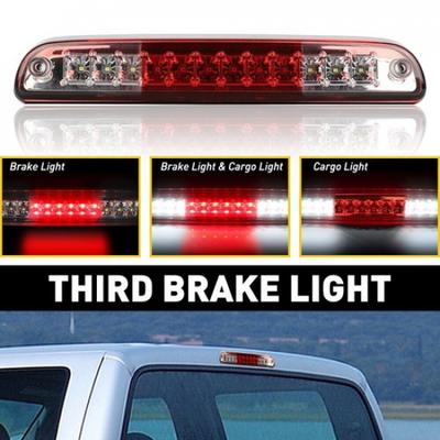 Rear Led 3Rd Third Brake Light Cargo Tail Lamp For Ford 1993-2011 Ford Ranger EA