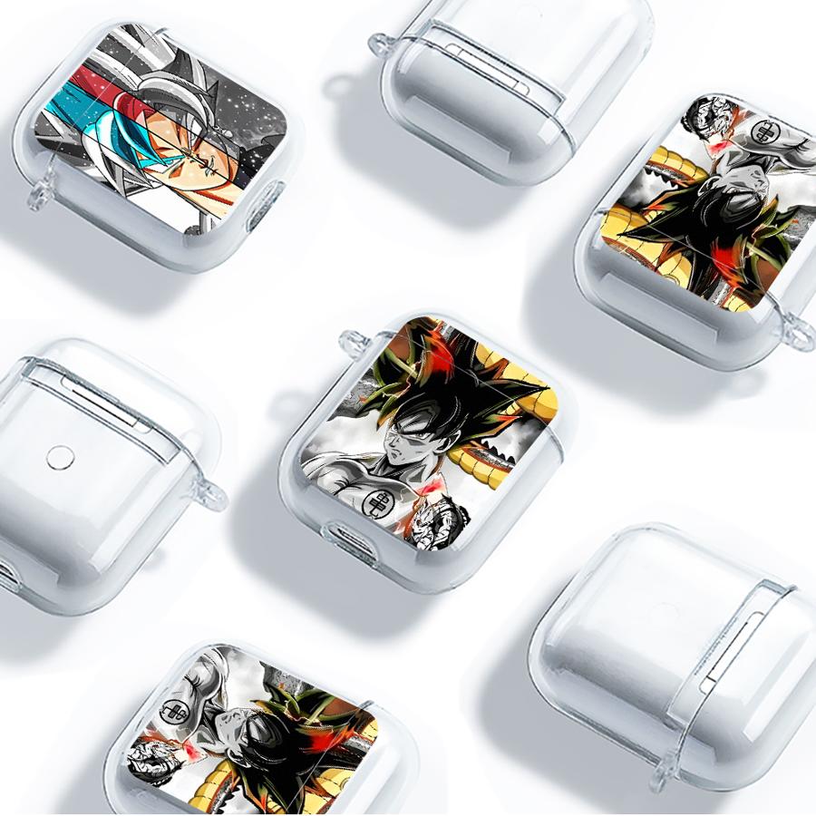 D-Dragons Balls Goku Huse transparente pentru căști Husa pentru Airpods 4 3 Pro2 1 Pro 2 Pro3