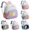 Kids Cartoon Print School Backpack With Breathable Cushion Straps For Preschool Kids