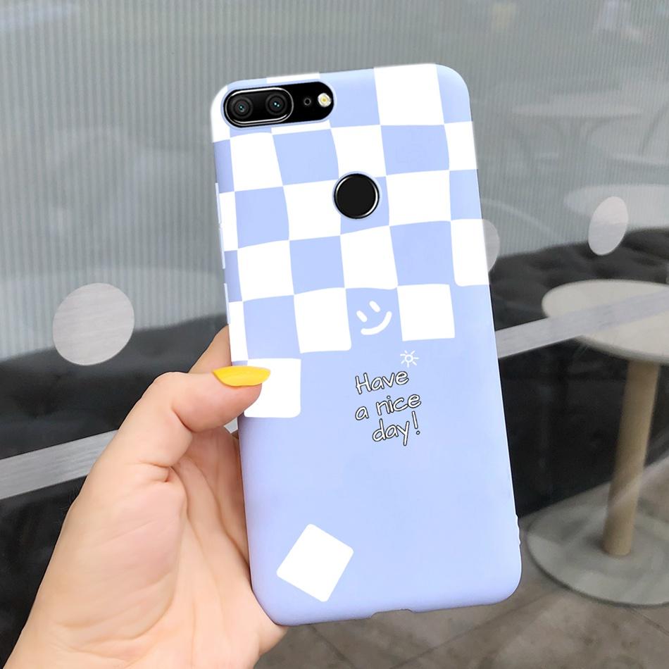 Cute Cartoon Phone Case For Honor 9 Lite LLD-L21 Candy Color Soft Silicone Back Cover For Honor 9 STF-L09 Funda Honor9 9Lite