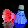 Luminous Shuttlecock Night Glow Windproof Goose Feather Colourful Led Glowing Badminton Ball for Outdoor Activities