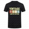 1995 Year Vintage Cotton T Shirt 90s Inspired Breathable Short Sleeve Unisex Round Neck New Summer Casual Graphic Top Launched