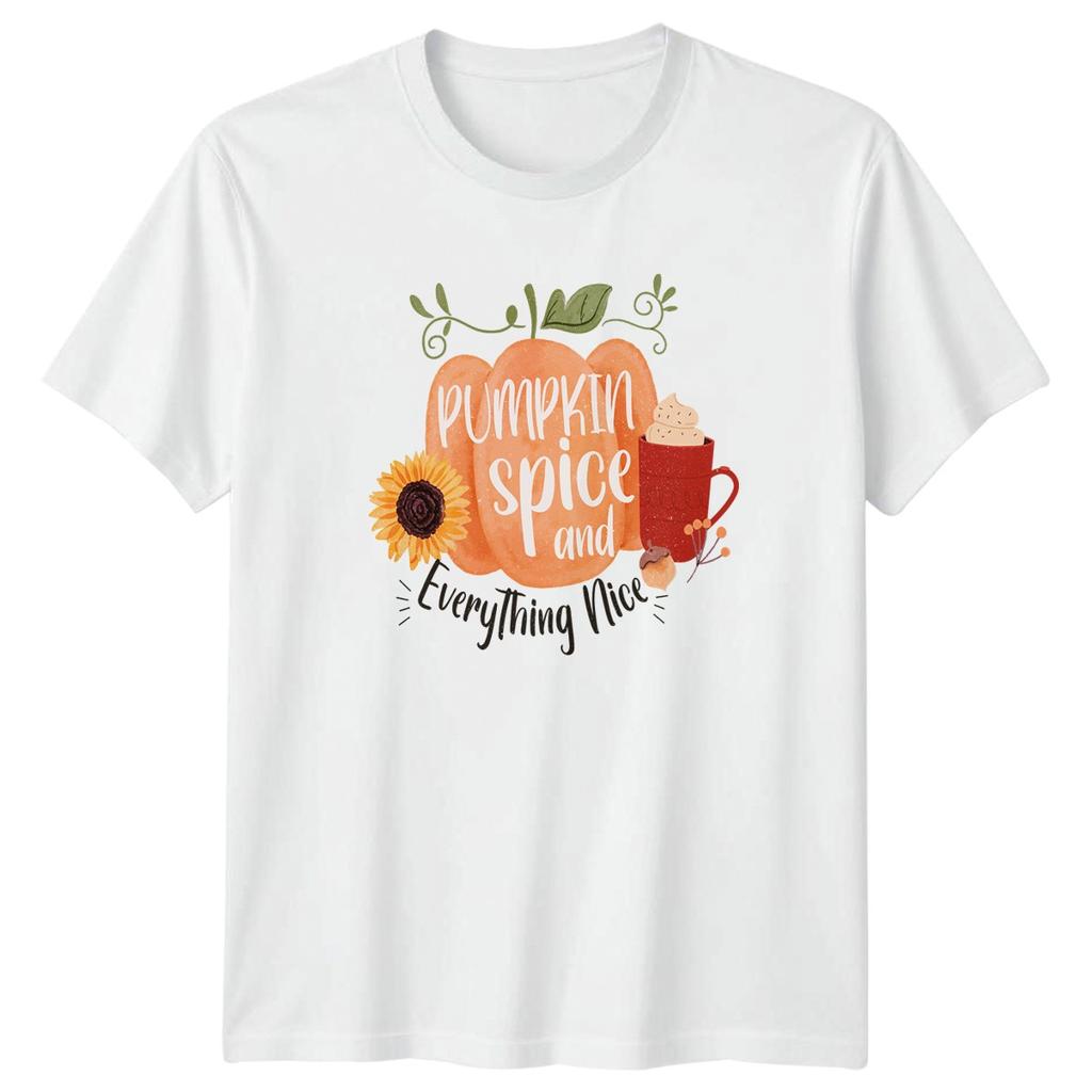 Pumpkin Spice And Everything Nice Unisexs TShirt Fall Harvest Seasonal