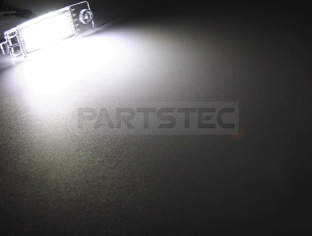 MOTOR POWER Hiace 200 Series Regius Ace 7th Generation Compatible High Brightness LED 6500k Equivalent White License Plate Light License Lamp Unit OEM