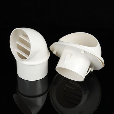 PVC Kör alakú szellőzőnyílás Fedél Különböző Méretű Tartós Külső Fal Szellőzőcsatorna Szellőzőrácsok Szellőzők Vízálló Sapka