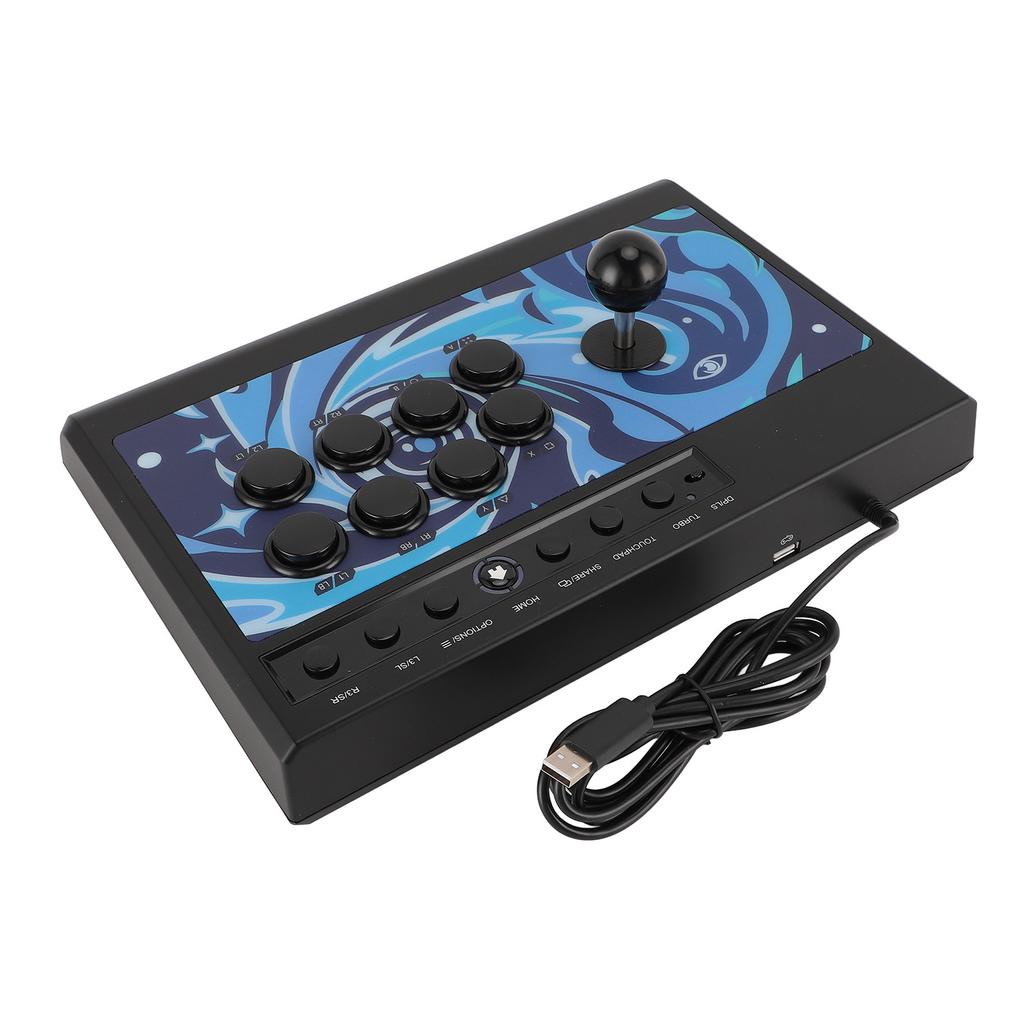 Stick de Luptă Taste Multifuncționale Joystick de Luptă Joc cu Port USB Funcție Turbo Sunet pentru PS3
