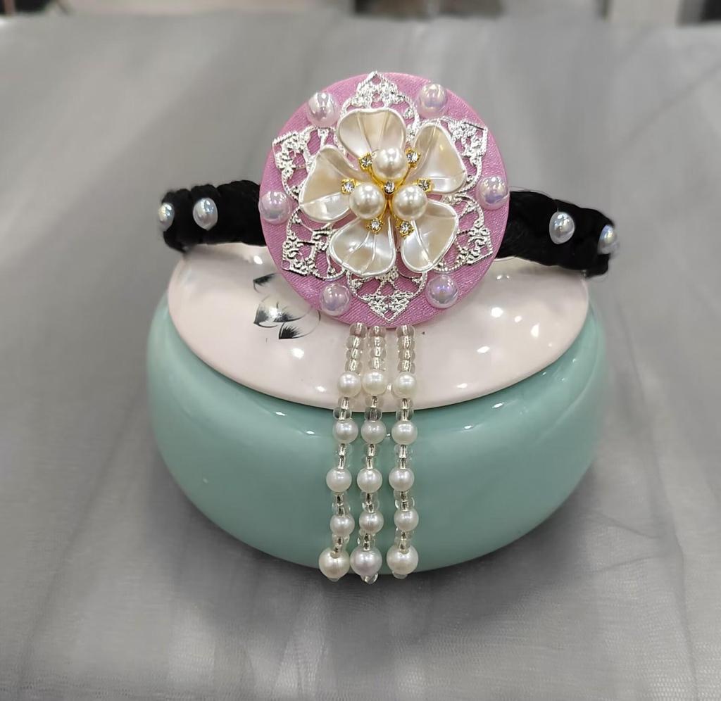 New Ethnic Hanbok Hair Accessories: Custom Headbands & Forehead Ornaments