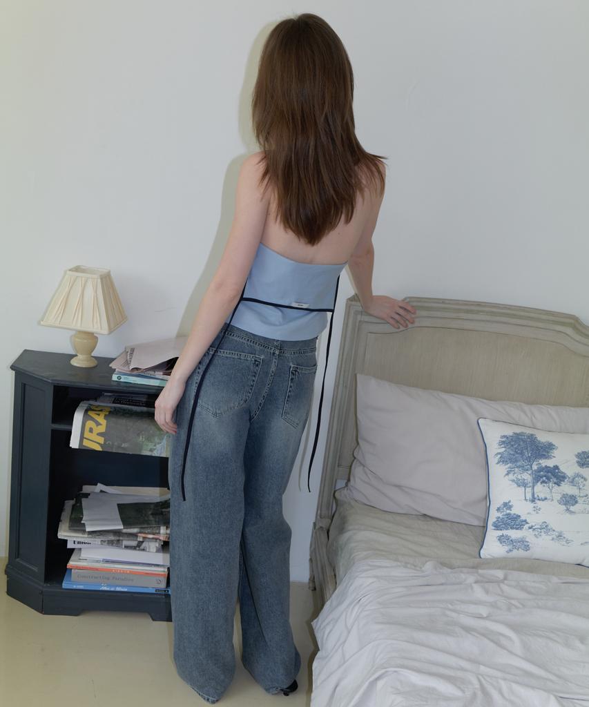 Aente Vintage Washed Wide Denim