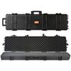 Rifle Case, Rifle Hard Case with 3 Layers Fully-protective Foams, 50 Inch Lockable Hard Gun Case with Wheels, IP67 Waterproof & Crushproof, for Two