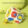 Montessori Octahedron Busy Ball: Multisensory Baby Hand Movement Toy for Early Education