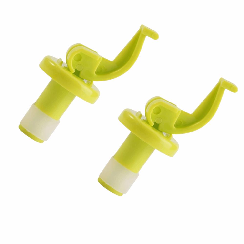 2pcs Air-tight Seal Beverage Stopper Plug Silicone Bottle Vacuum Stopper Wine Bottle Stopper Home