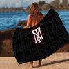 Retro S-Scarface Bath Towel Microfiber Soft Water Absorbing Breathable For Girl Kids Decorative Cartoon Beach Towel