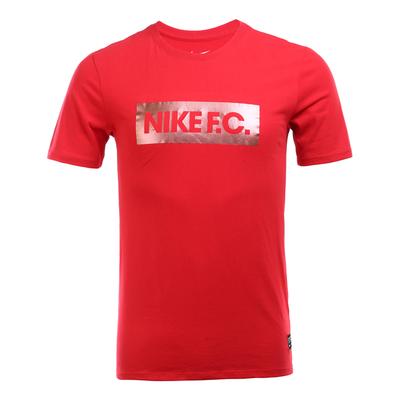Fc Color Shift Black Casual Fashion Versatile Letter Crew Neck Short Sleeve T-Shirt Men Tops Red Pink Rose-Red 805522-657