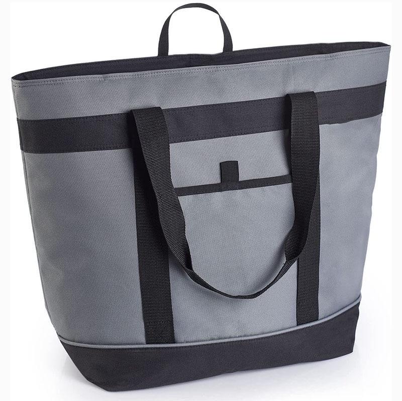 Large Capacity Waterproof Oxford Cloth Ice Pack Picnic Tote - Foldable, Stain Resistant, Insulated Lunch Bag