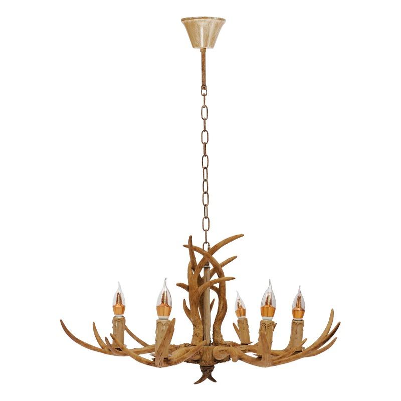 Vintage Pendant Light and Pore Deer Antler Restaurant Dining Room Pendant Light