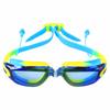 1 Pcs High Definition Transparent Children's Professional Swimming Goggles with Built-in Earplugs Waterproof and Anti Fog