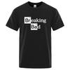 Sommer Herren T-Shirt Hohe Qualität 100% Baumwolle Rundhals Heisenberg Herren T-Shirt Kurzarm Lässig Breaking Bad Aufdruck T-Shirt für Herren
