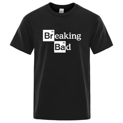 Summer Men's T-shirt High Quality100%cotton O Neck Heisenberg Men T-shirt Short Sleeve Casual Breaking Bad Print T Shirt for Men