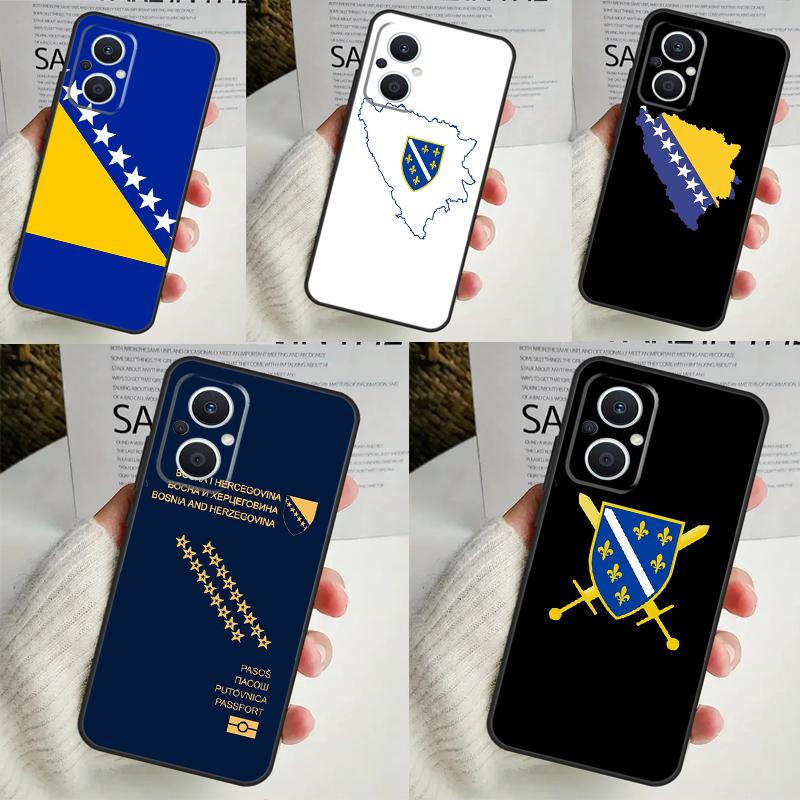 Bosnia Flag Case For OPPO Reno 8 7 6 5 4 Lite 8T 5Z 4Z 10 11F OPPO Find X5 X6 Pro X2 Neo X3 Lite Cover