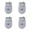 1/2/4pcs Handheld Heat Resistant Gloves Ironing Pad Ironing Glove Waterproof Anti Steam Garment Steamer Portable Ironing Gloves