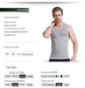 Septwolves Men's Pure Cotton Elastic Sports Vest - White