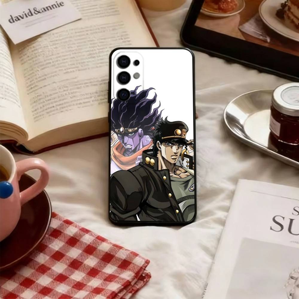 Pouzdro na telefon JoJo's Bizarre Adventure Pro Samsung S25,S24,S21,S22,S23,S30,Ultra,S20,Plus,Fe,Lite,Note,10,Měkký černý kryt