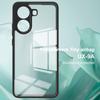 IMAK UX-9A Series for Xiaomi Redmi Turbo 4 5G/Poco X7 Pro 5G Clear Case TPU PC Phone Cover Reinforced Corners