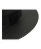 Black Flat Long Panama Hat