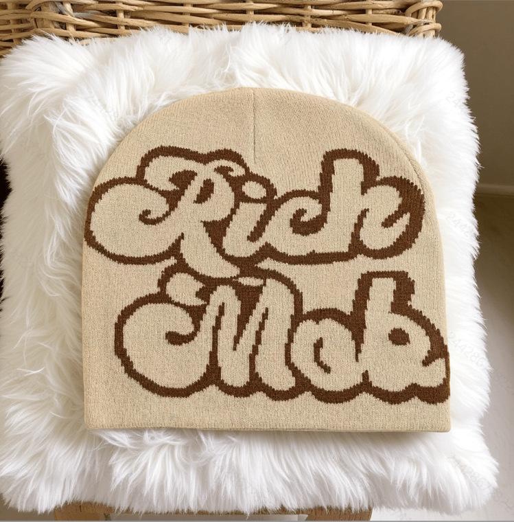 Knitting Beanies Hat Men Women Paragraph Quality Cap Y2k Warm Fashion Hundred Take Cold Cap for Women Hats