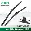 Für Alfa Romeo 156 1997-2005 1998 1999 2000 2001 2002 2003 Wischer Frontwischerblätter Windschutzscheibe Fensterwischer 22"+20