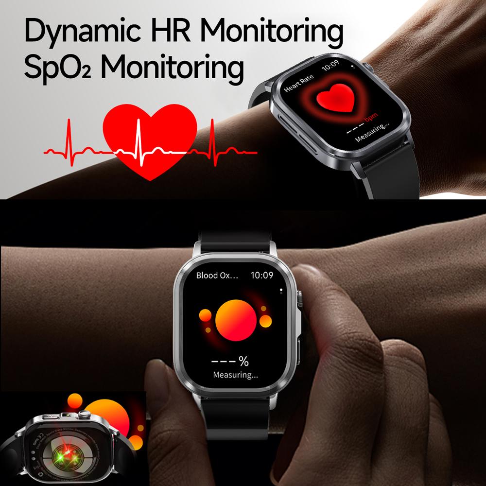 SACOSDING 2026 New Health Tracker Smart Watch Women Body Fat BMI Micro Physical Examination Bluetooth Call Smartwatch Men