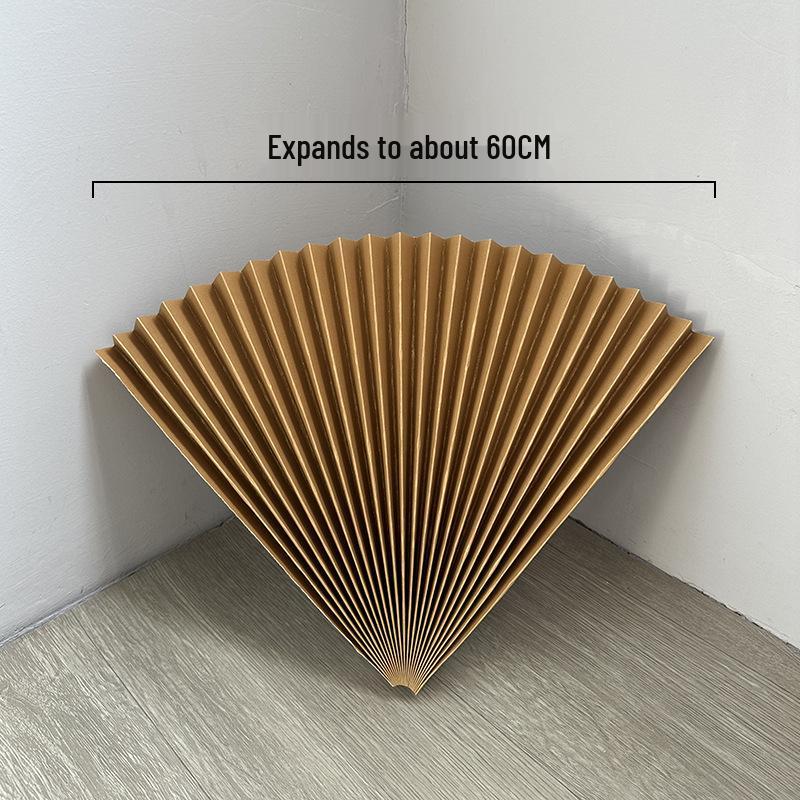 Roter halbkreisförmiger Bambuspapierfächer für Hochzeits- und Eventdekoration