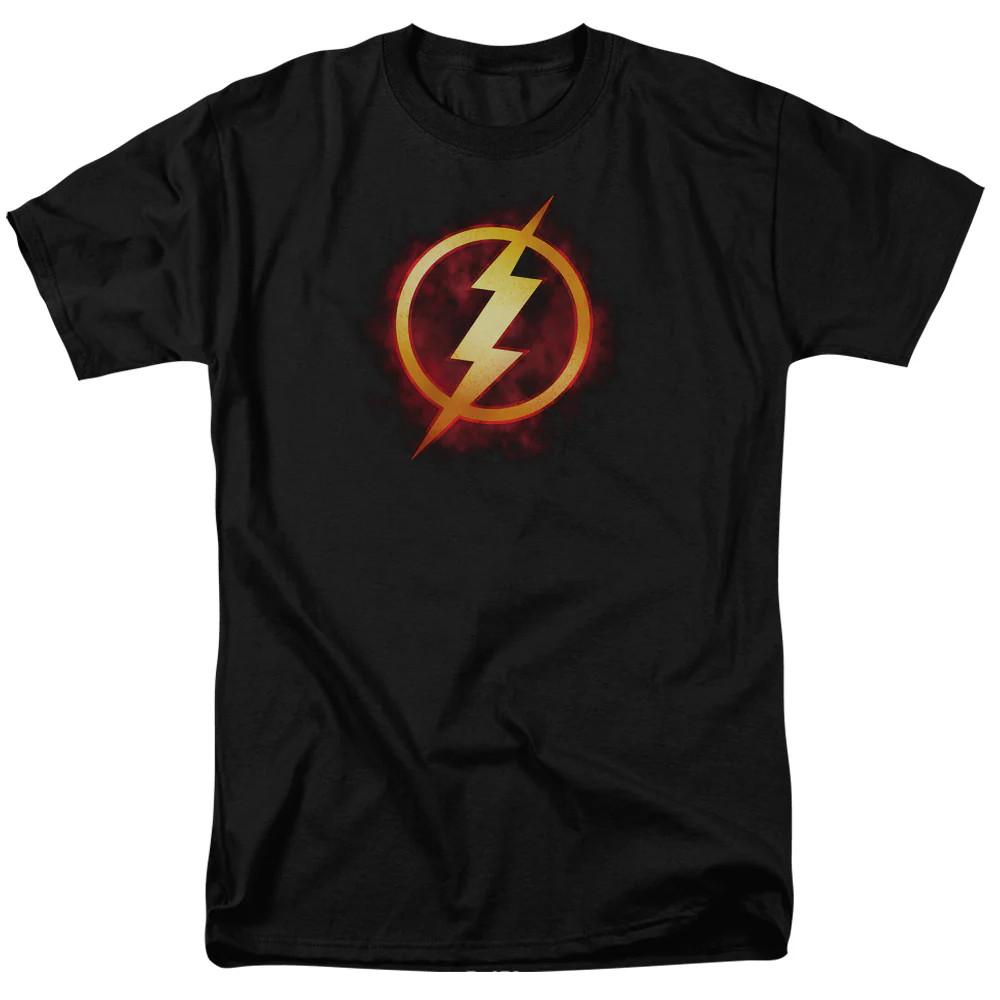 

Justice League Flash Title Mens T Shirt Black M