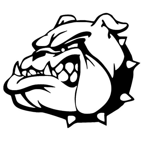 Desenho animado Bulldog Cabeça Carro Veículo Corpo Janela Decalques Refletivos Adesivo Decoração