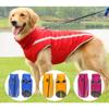 Large Winter Windproof Dog Warm Vest Jacket Reflective Outdoor Dog Coat Cotton
